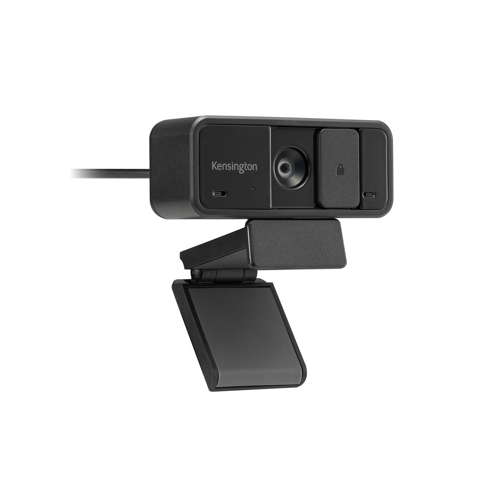 Kensington W1050 Webcam 1080p avec grand angle et mise au point fixe, 3 MP, 1920 x 1080 pixels, Full HD, 30 ips, 1080p, 2x K80251WW