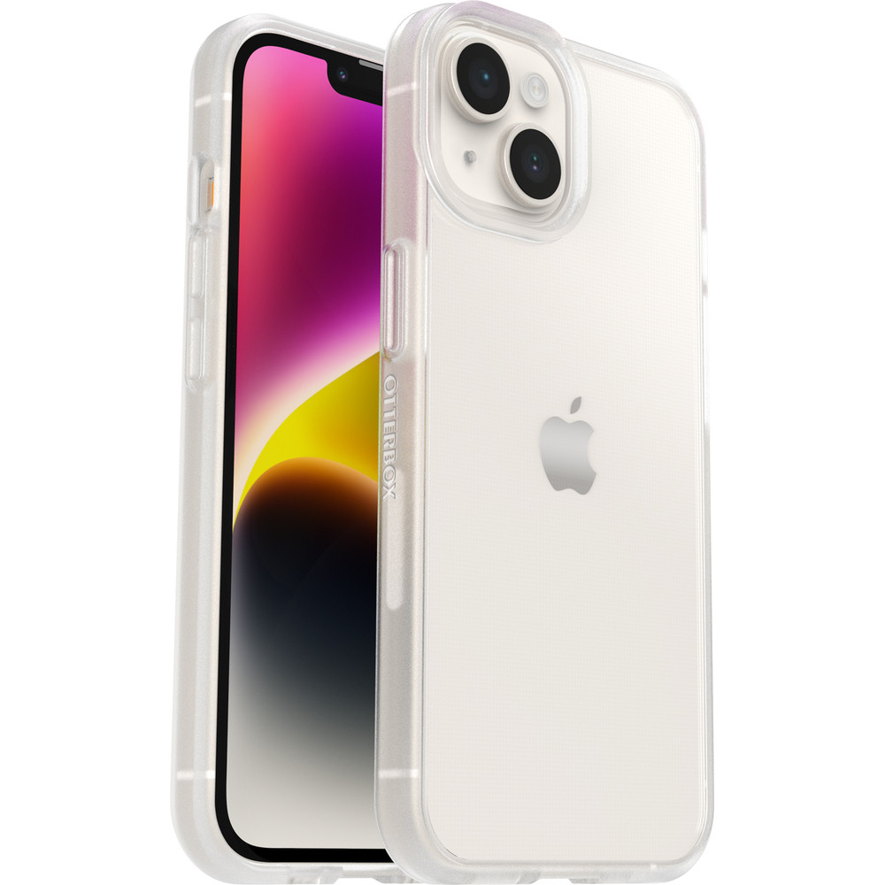 OtterBox React Srie Coque pour iPhone 14, Antichoc, anti-chute, ultra-mince, protection fine, test selon les normes militaires, Antimicrobien, Clear
