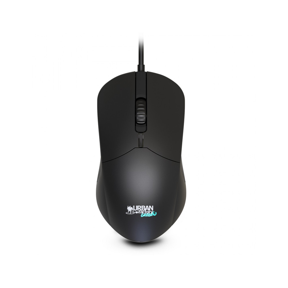 Urban Factory GWM01UF, Ambidextre, Optique, USB Type-A, 1200 DPI, Noir