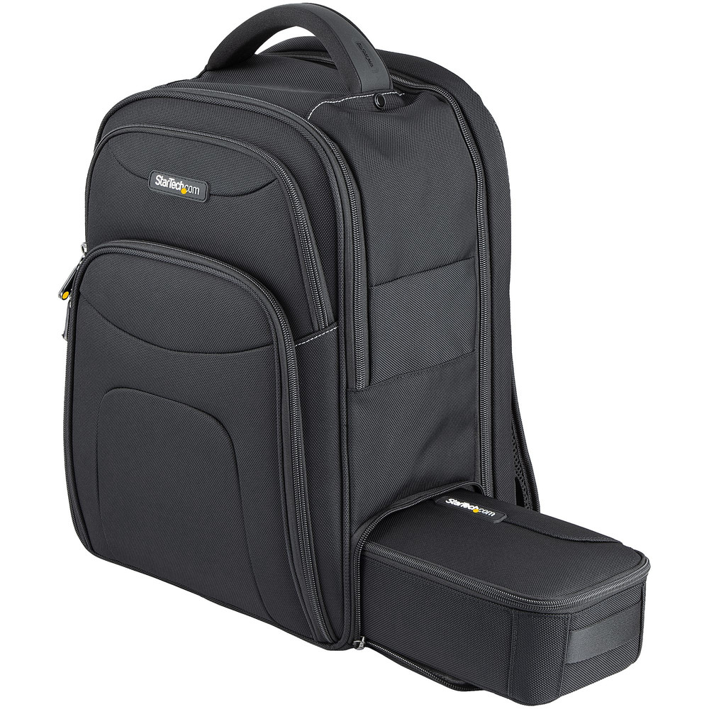 StarTech.com Sac à Dos Ordinateur Portable 15,6 pouces avec Compartiments Amovible pour Accessoires - Sac Informatique Professionnel High Tech - Pour