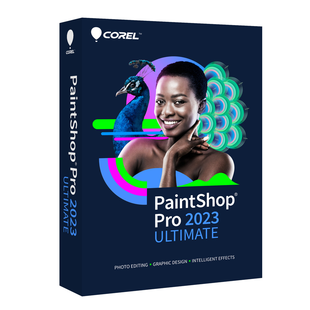 Corel PaintShop Pro 2023 Ultimate, diteur graphique, Allemand, 1 licence(s), Bote, PaintShop Pro 2023 Ultimate, Windows 10, Windows 11 PSP2023ULMLMB