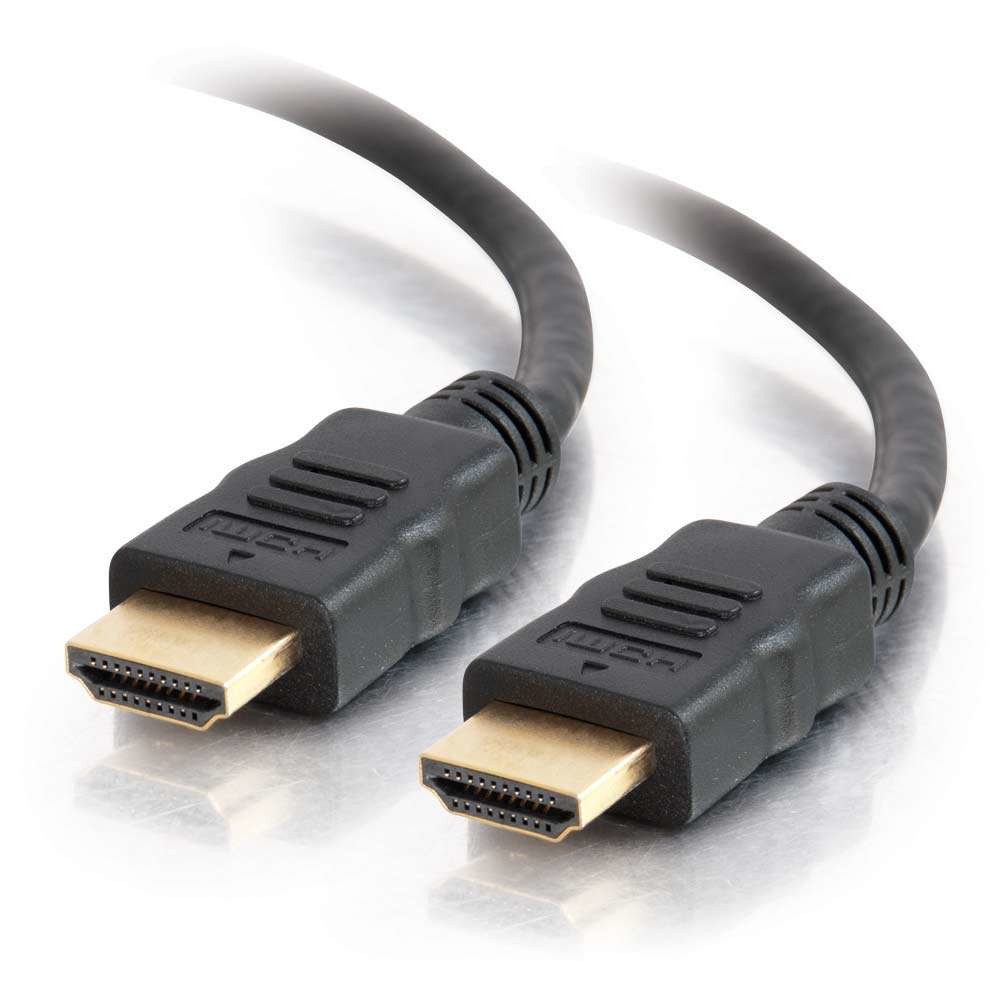 C2G Câble HDMI haut débit avec Ethernet, 1,5 m - 4K 60 Hz, 1,5 m, HDMI Type A (Standard), HDMI Type A (Standard), Compatibilité 3D, 18 Gbit/s, Noir 50