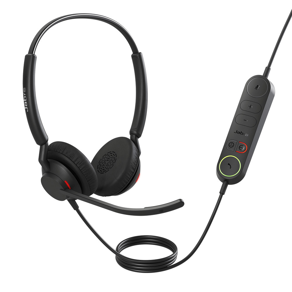 Jabra Engage 40, Avec fil, Bureau/Centre d'appels, 50 - 20000 Hz, 144 g, Casque, Noir 4099-419-279