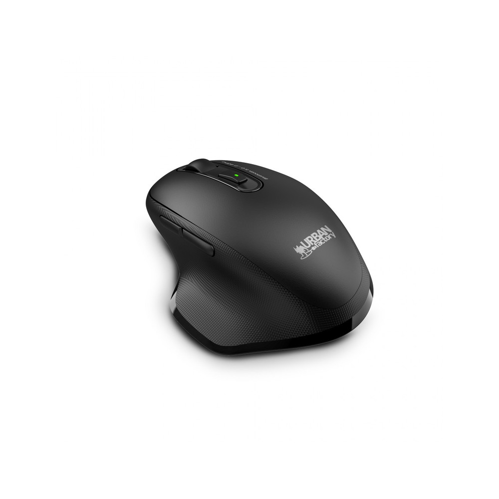 Urban Factory ONLEE PRO DUAL, Droitier, Optique, RF sans fil + Bluetooth, 1600 DPI, Noir BTM10UF