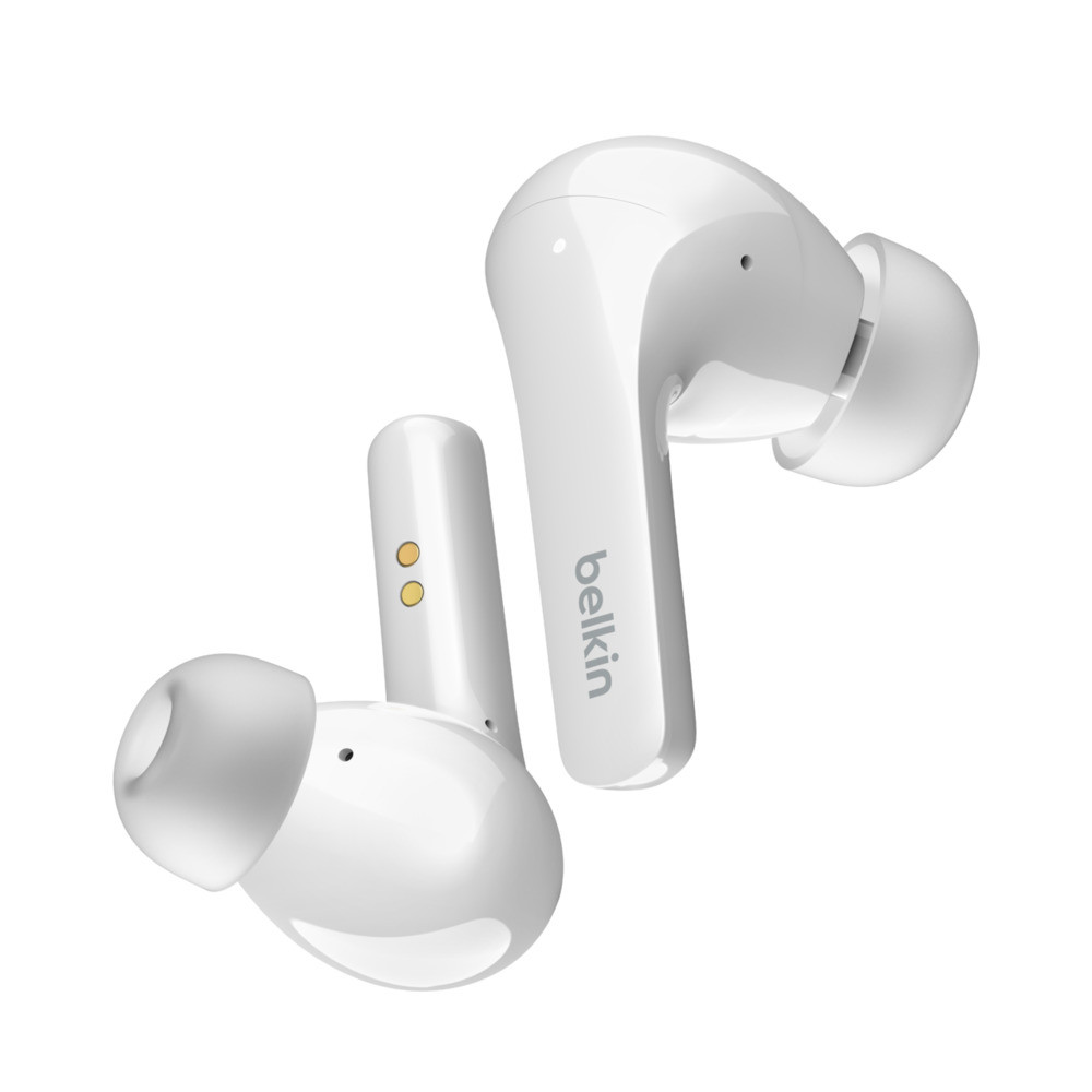 Belkin SOUNDFORM Flow, Sans fil, Appels/Musique, Casque, Blanc AUC006BTWH