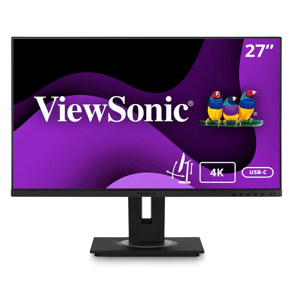 Viewsonic VG2756-4K, 68,6 cm (27'), 3840 x 2160 pixels, 4K Ultra HD, 5 ms, Noir