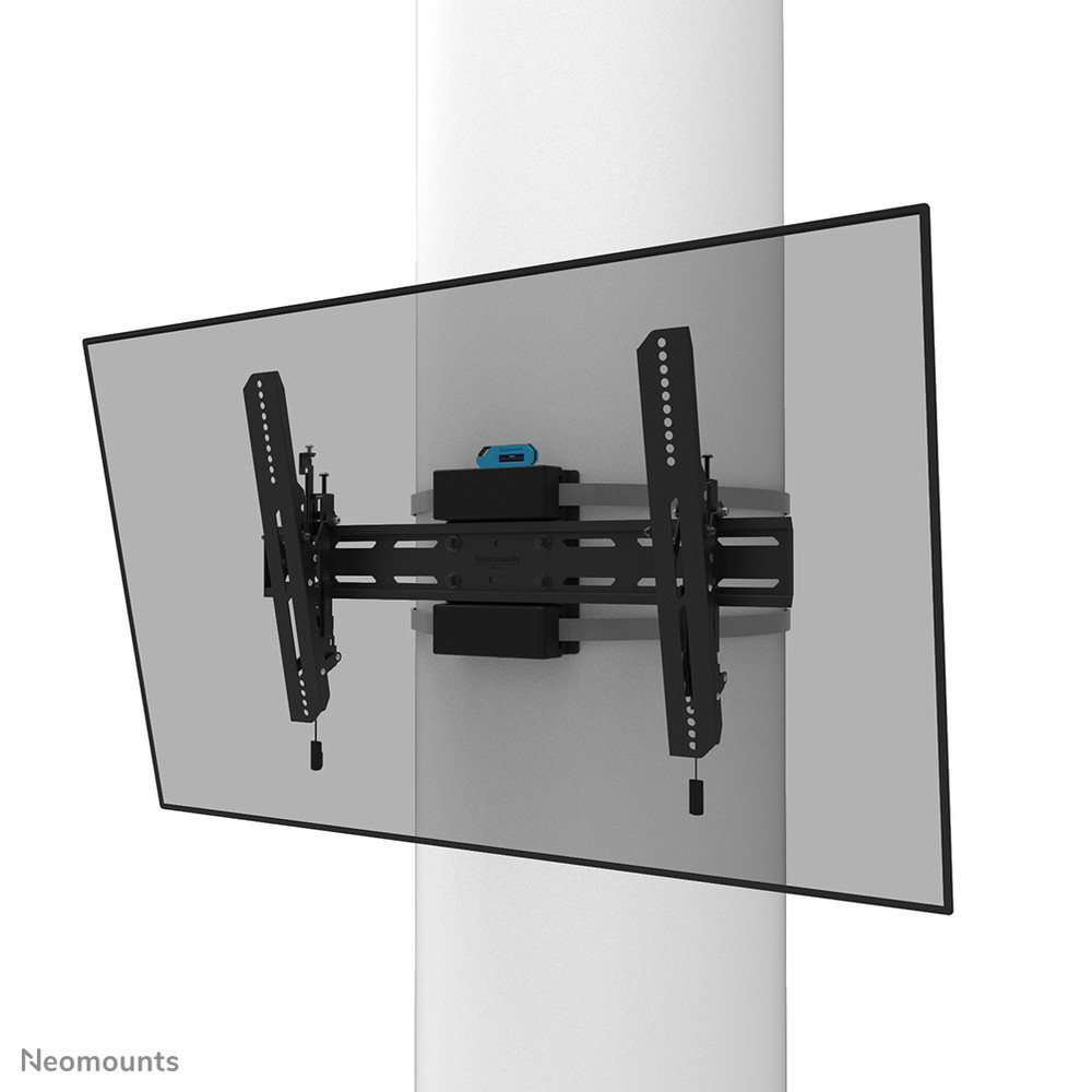 NEOMOUNTS BY NEWSTAR Neomounts support pilier pour TV, 300 x 100 mm, 600 x 400 mm, 0 - 12°, 6°, Acier, Noir WL35S-910BL16