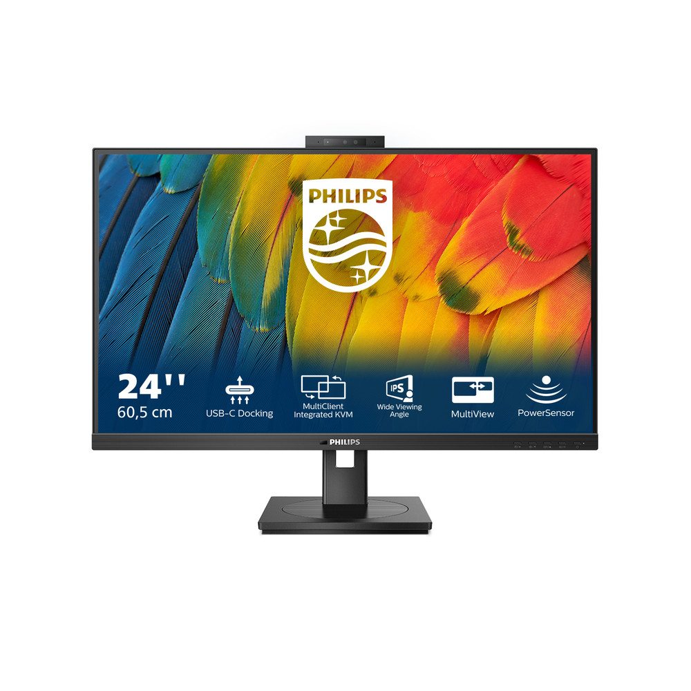 Philips 5000 series 24B1U5301H/00, 60,5 cm (23.8'), 1920 x 1080 pixels, Full HD, LCD, 4 ms, Noir