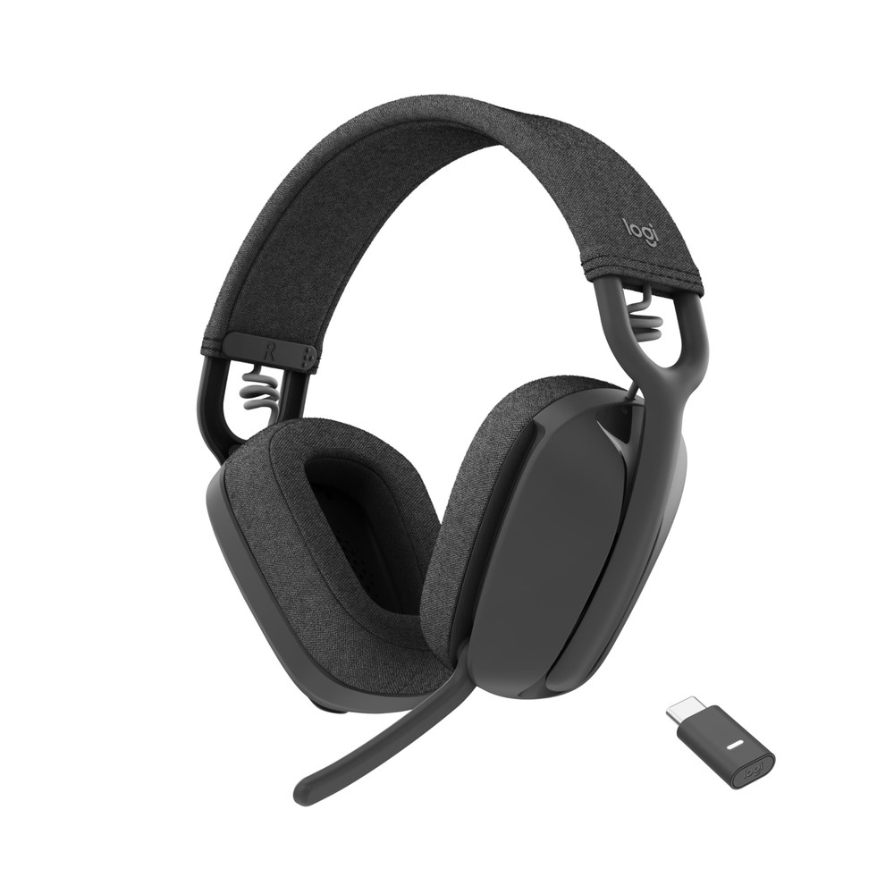 Logitech Zone Vibe Wireless UC, Sans fil, Appels/Musique, 185 g, Casque, Graphite 981-001199