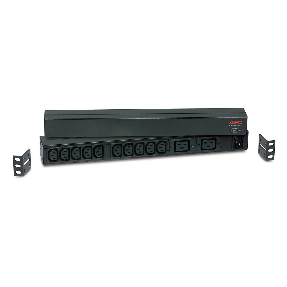 APC RACK PDU BASIC 1 U 16A 230V, Basique, 0U/1U, horizontale/verticale, Noir, 12 sortie(s) CA, Coupleur C13, Coupleur C19 AP9559