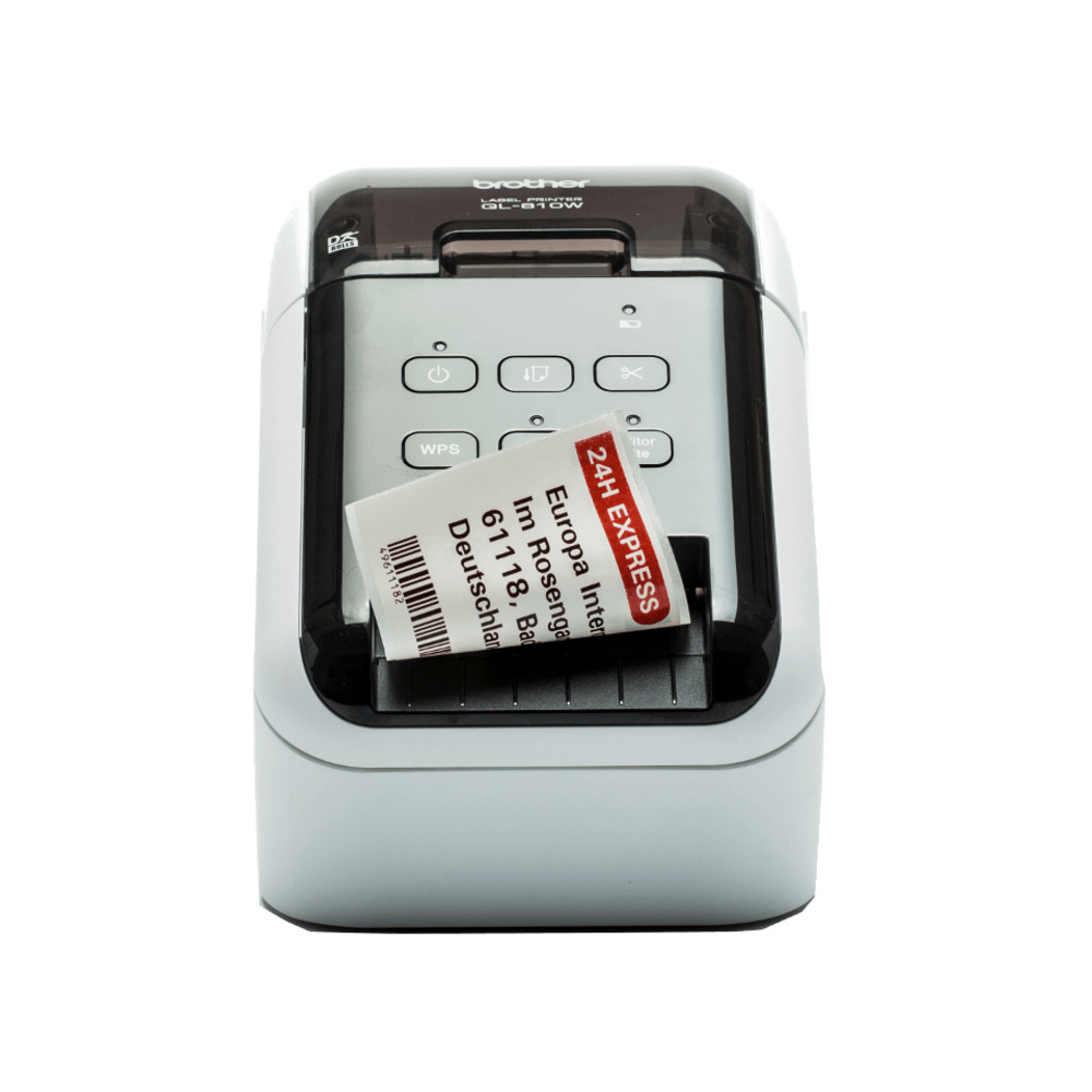Brother QL-810WC, DK, Thermique directe, 300 x 600 DPI, 176 mm/sec, Avec fil &sans fil, Lithium-Ion (Li-Ion) QL-810WCU