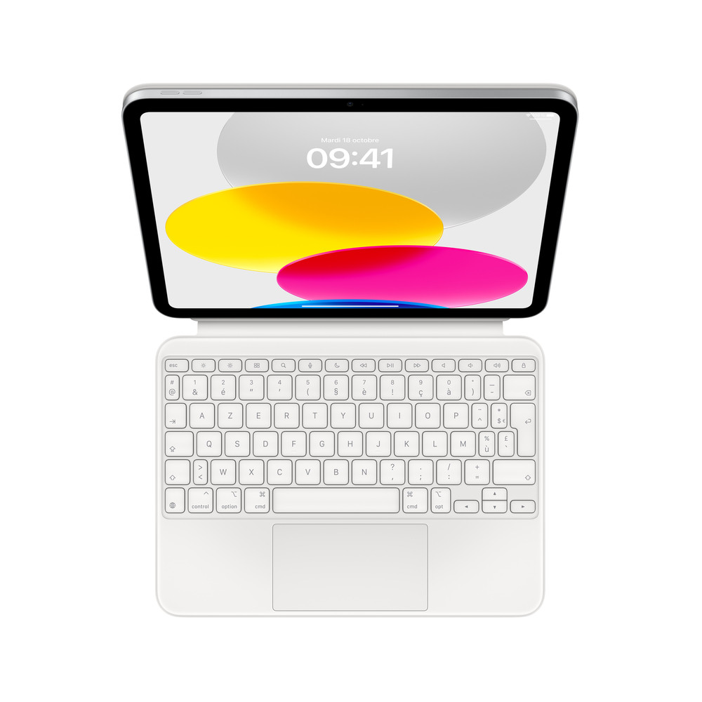 Apple Magic, AZERTY, Franais, Trackpad, 1 mm, Apple, iPad (10th gen.) MQDP3F/A