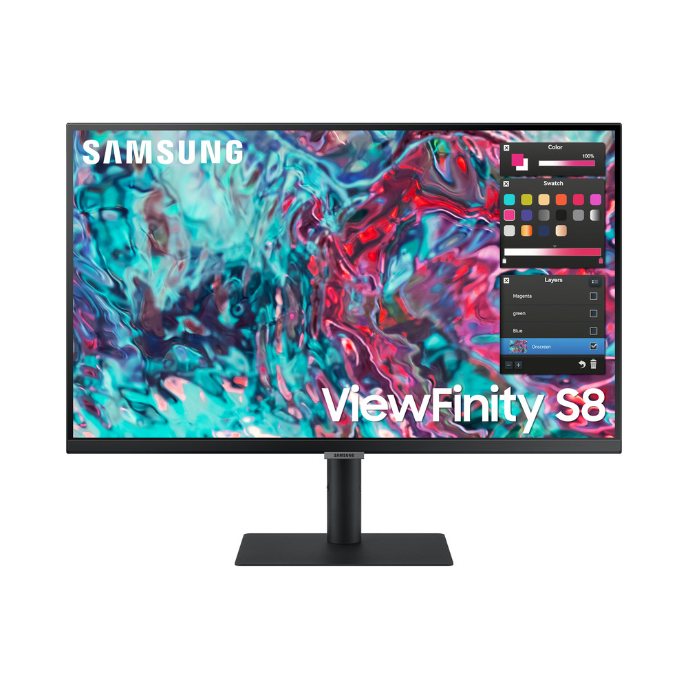 Samsung ViewFinity S80TB, 68,6 cm (27'), 3840 x 2160 pixels, 4K Ultra HD, LED, 5 ms, Noir LS27B800TGUXEN