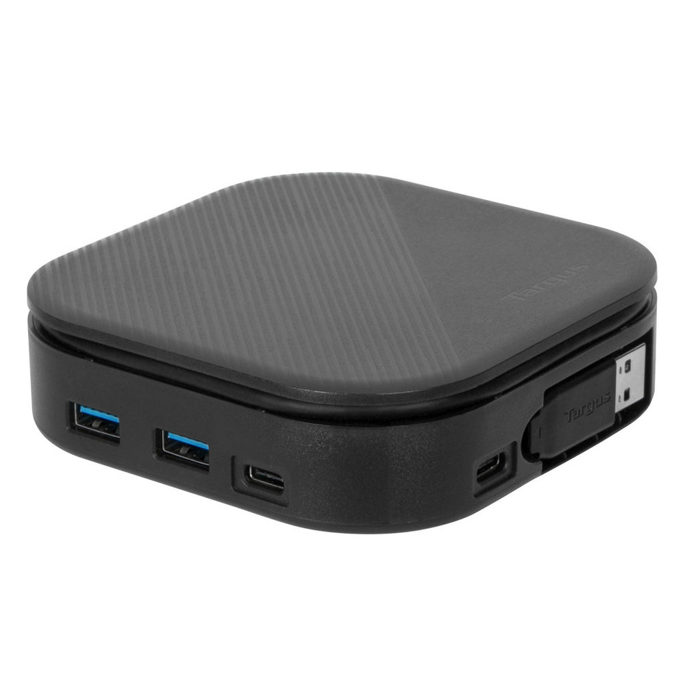 Targus DOCK116GLZ, Avec fil, USB 3.2 Gen 2 (3.1 Gen 2) Type-C, 80 W, Noir, 10 Gbit/s, HD