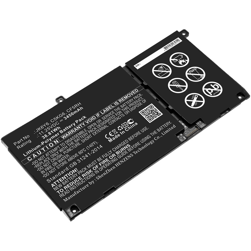 DLH DWXL4868-B040Y4, Batterie, DELL, JK6Y6 ; 0JK6Y6 ; CF5RH ; C5KG6 ; 5NDNH Inspiron 5300 / Inspiron 5301 / Inspiron 5400 2-en-1 /...