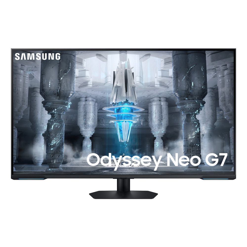 Samsung S43CG700NU, 109,2 cm (43'), 3840 x 2160 pixels, 4K Ultra HD, LED, 1 ms, Noir, Blanc LS43CG700NUXEN