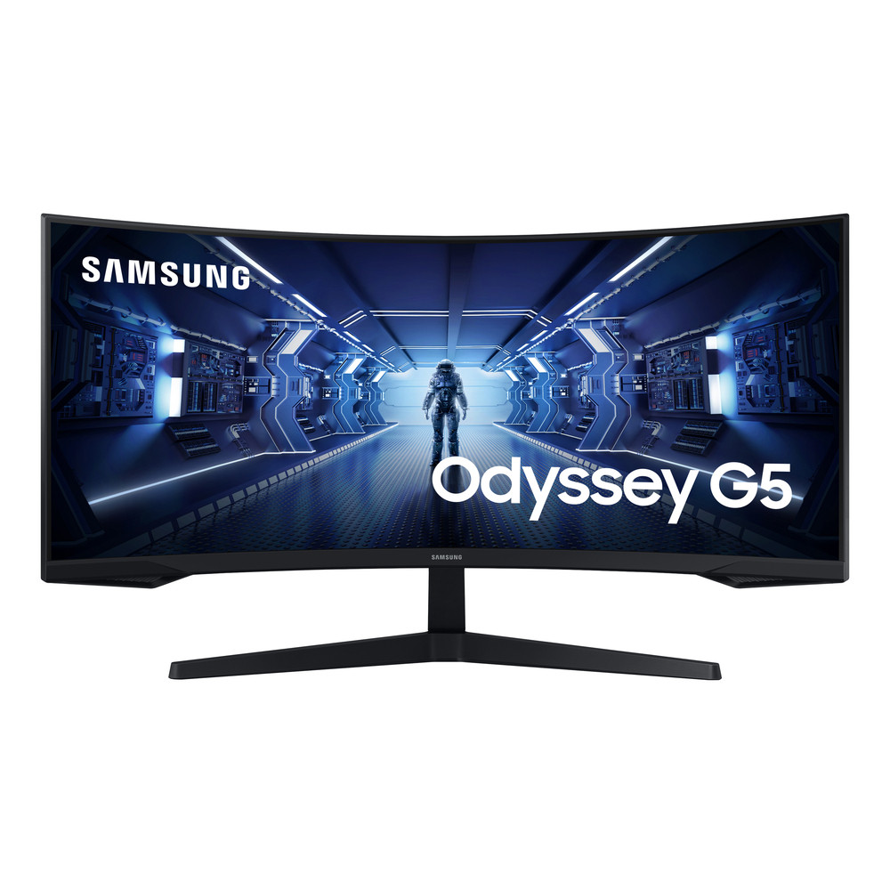 Samsung G55T, 86,4 cm (34'), 3440 x 1440 pixels, UltraWide Quad HD, LED, Noir LC34G55TWWPXEN
