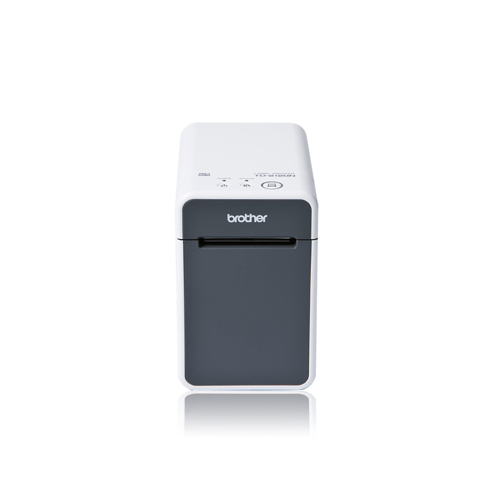 Brother TD-2125N - Imprimante d'tiquettes de bureau, Thermique directe, 203 x 203 DPI, 152,4 mm/sec, Avec fil, Noir, Blanc