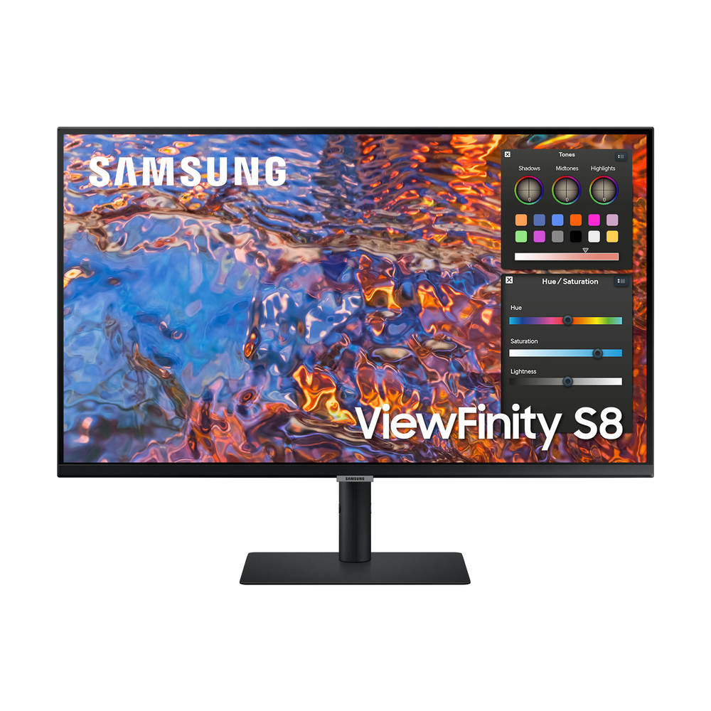 Samsung ViewFinity S8 S80PB, 81,3 cm (32'), 3840 x 2160 pixels, 4K Ultra HD, LED, 5 ms, Noir LS32B800PXPXEN