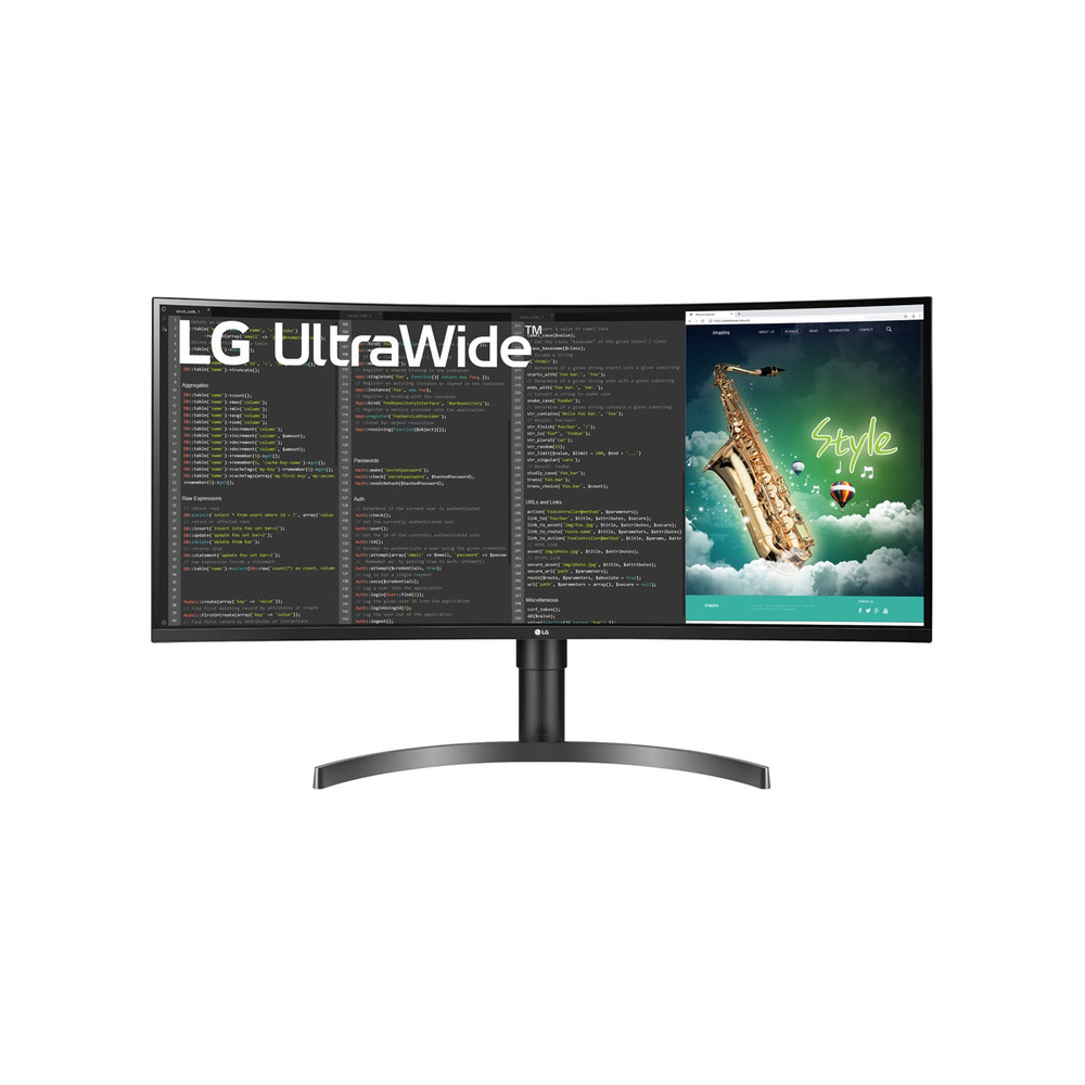 LG 35WN75CP-B, 88,9 cm (35'), 3440 x 1440 pixels, UltraWide Quad HD, LED, Noir