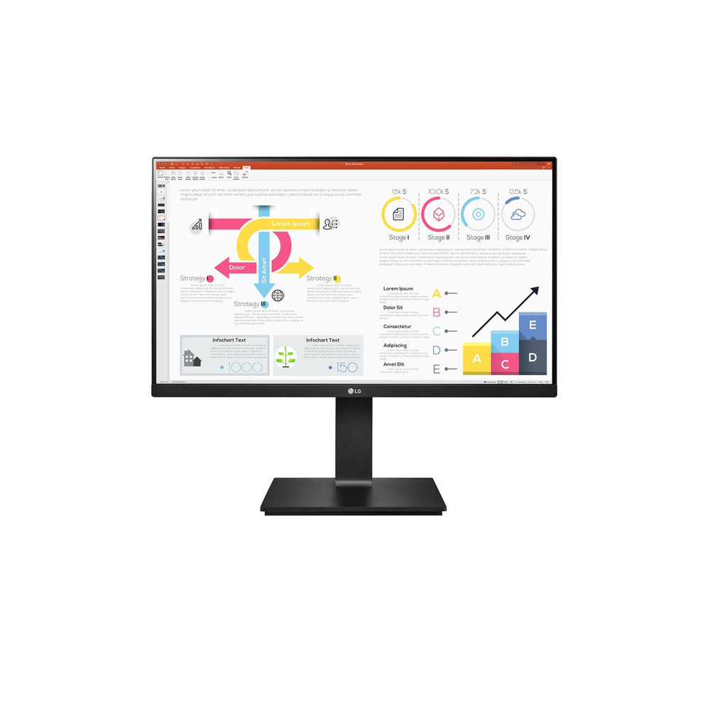 LG 24QP750P-B, 60,5 cm (23.8'), 2560 x 1440 pixels, Quad HD, LED, 5 ms, Noir