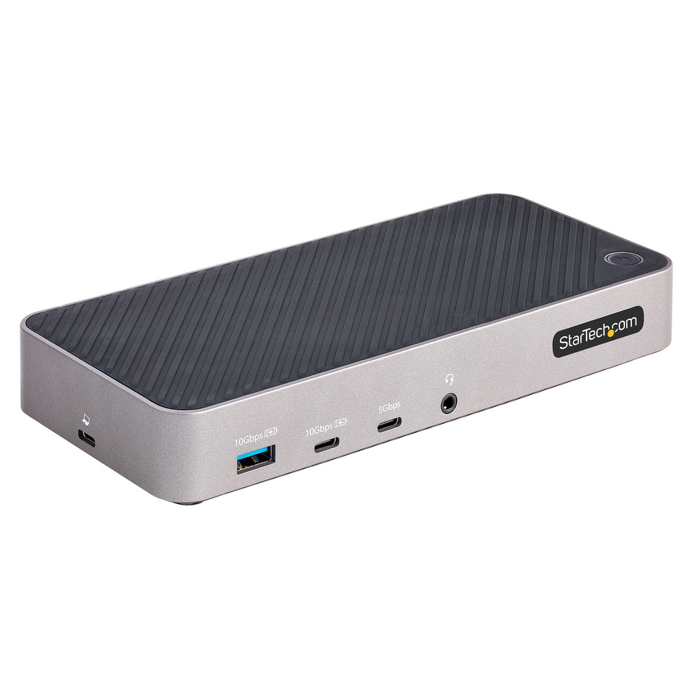StarTech.com Station d'Accueil Triple Moniteur USB-C - Dock Triple HDMI/DP 4k USB-C - Hub USB 5x - GbE - 100W PD - Docking Station Universelle Multi-É