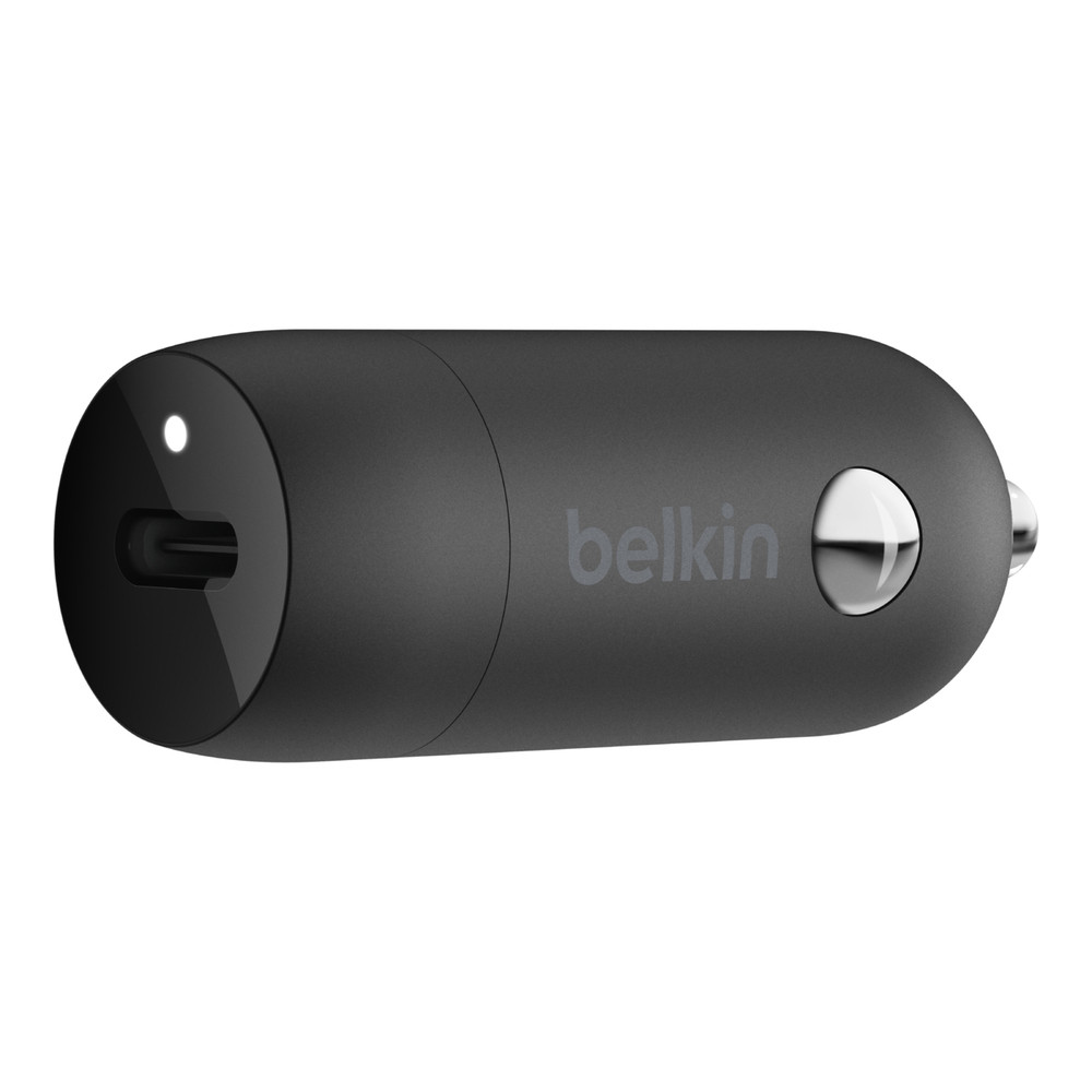 Belkin Chargeur de voiture 1 port USB C sur prise allume cigare avec câble USB C - vue 3