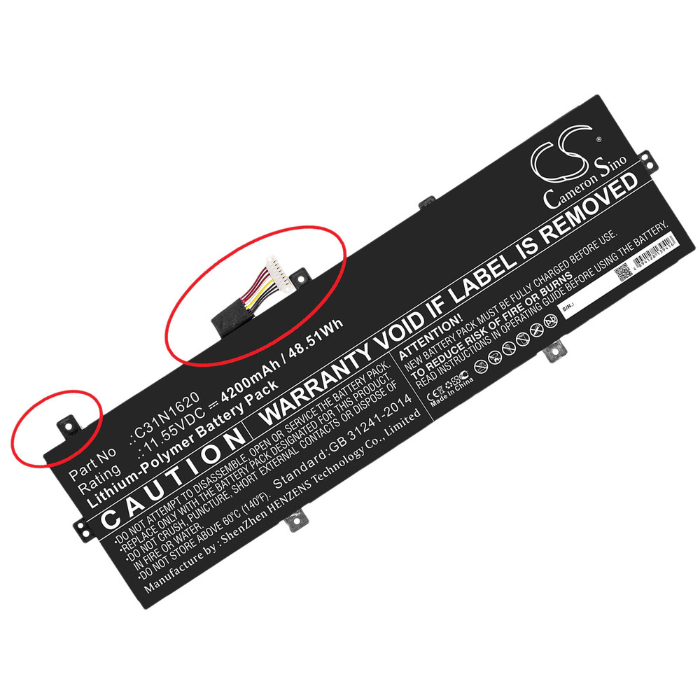 Asus Li Pol 11.55V 4200mAh pour Asus BX43UX34UX43 - vue 2