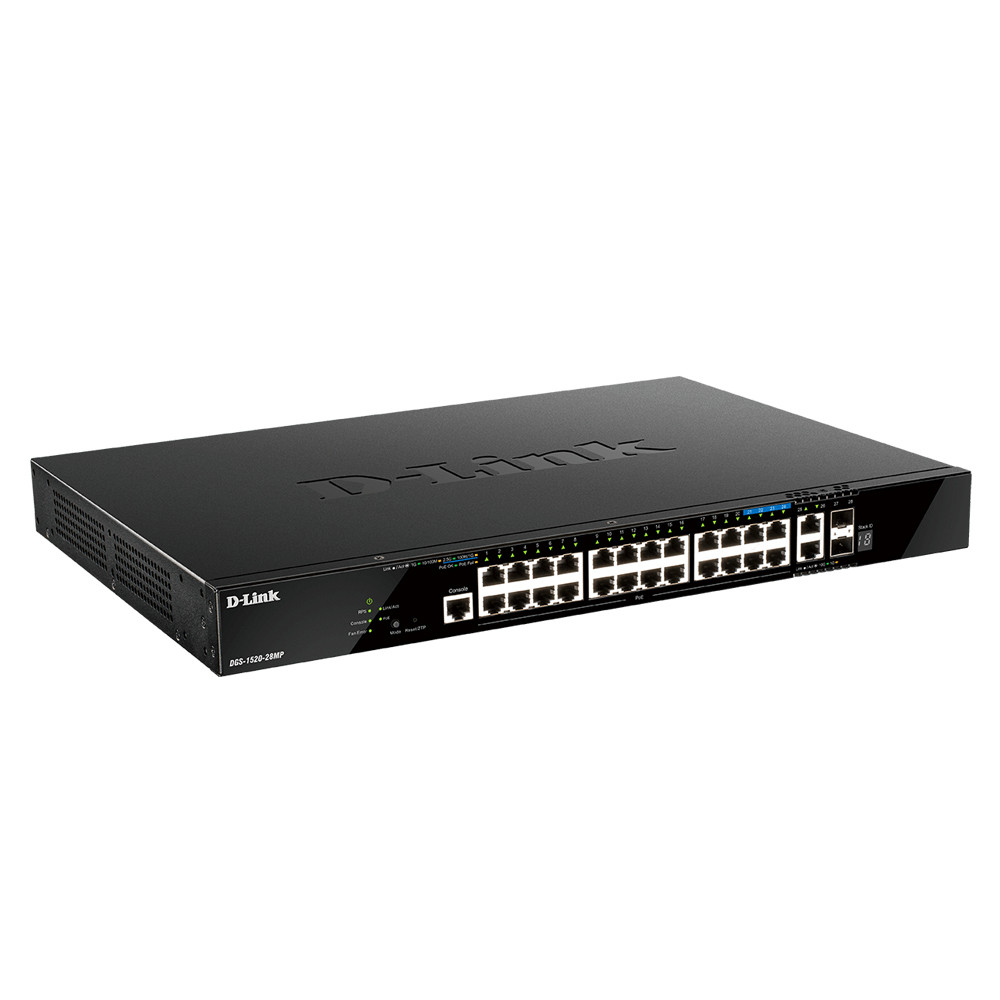 D Link 28 P SMART MANAGED POE+ SWITCH - vue 8