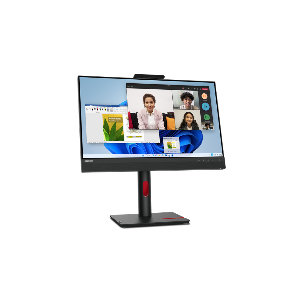Lenovo ThinkCentre Tiny-In-One 24, 60,5 cm (23.8'), 1920 x 1080 pixels, Full HD, LED, 6 ms, Noir 12NAGAT1EU
