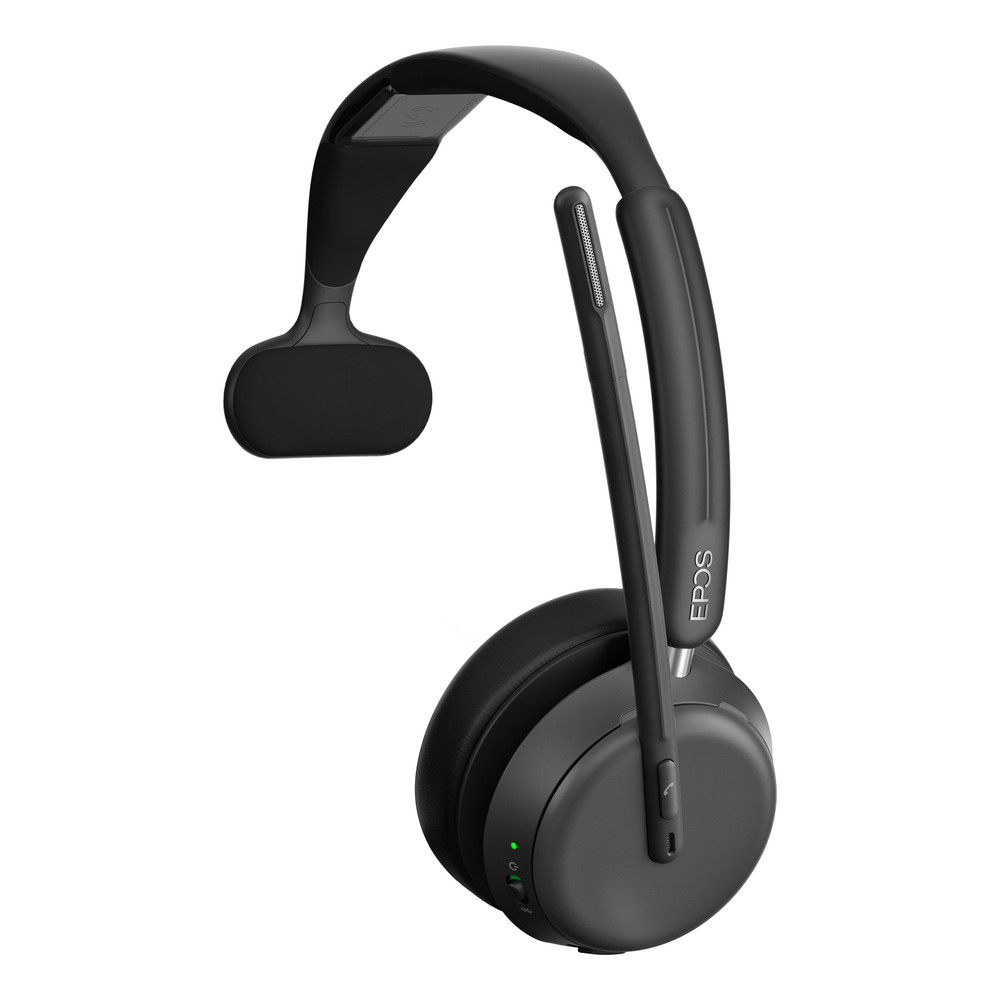 EPOS IMPACT 1030, Sans fil, Bureau/Centre d'appels, 20 - 20000 Hz, 114 g, Casque, Noir 1001132