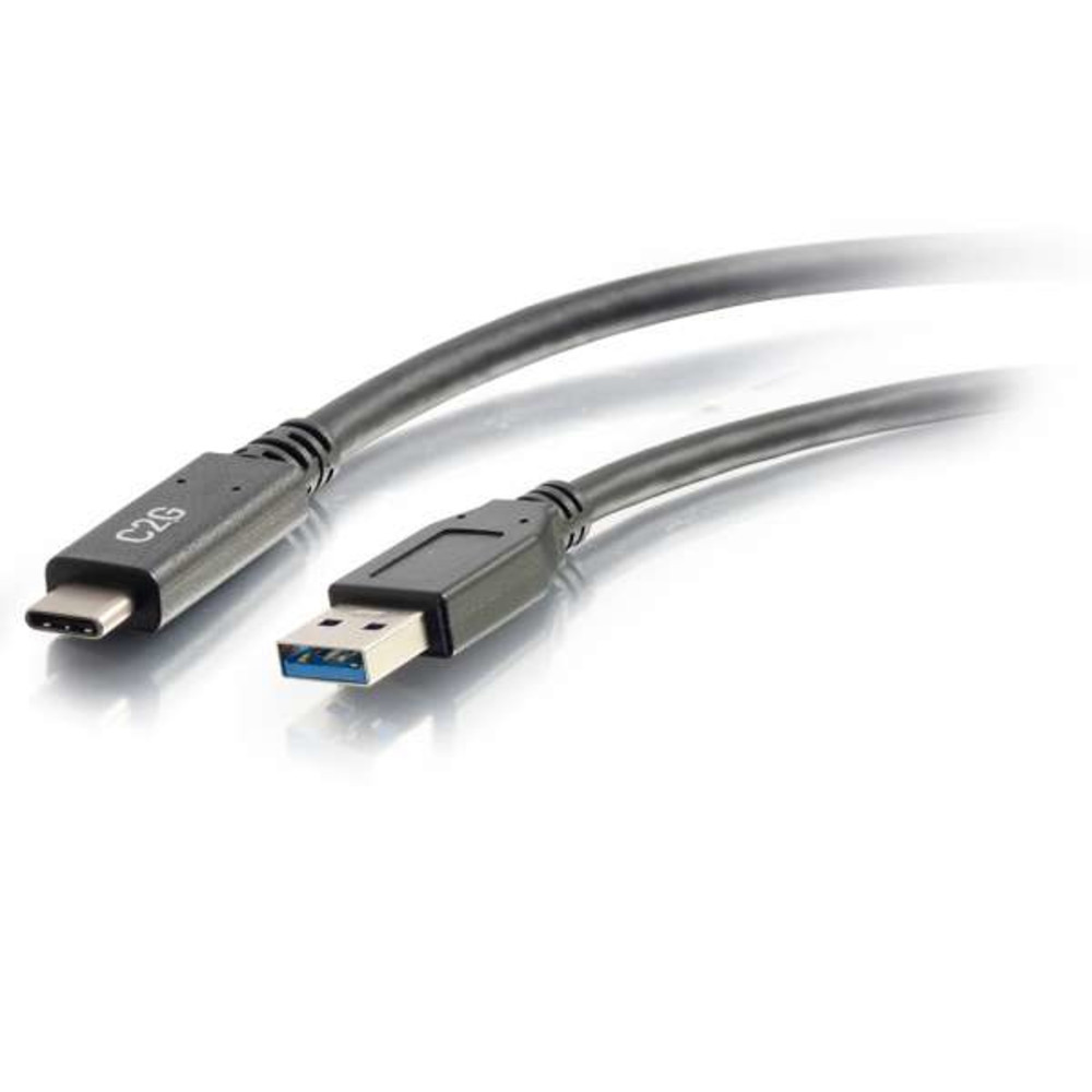 C2G USB 3.0 USB-C VERS USB-A M/M 1,8 M - Noir, 1,83 m, USB C, USB A, USB 3.2 Gen 1 (3.1 Gen 1), 5 Gbit/s, Noir 28832