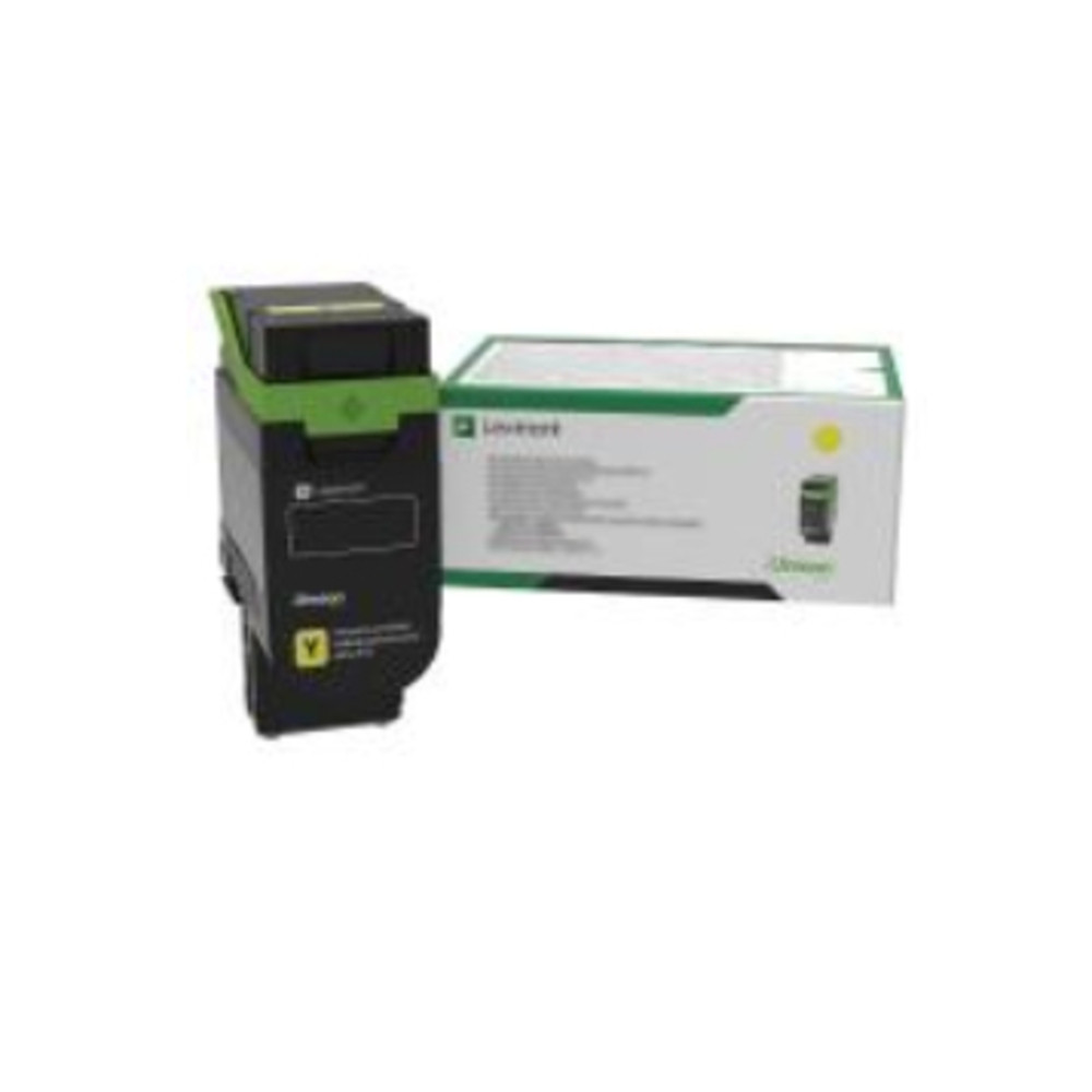 Lexmark jaune original cartouche de toner LCCP LRP - vue 2