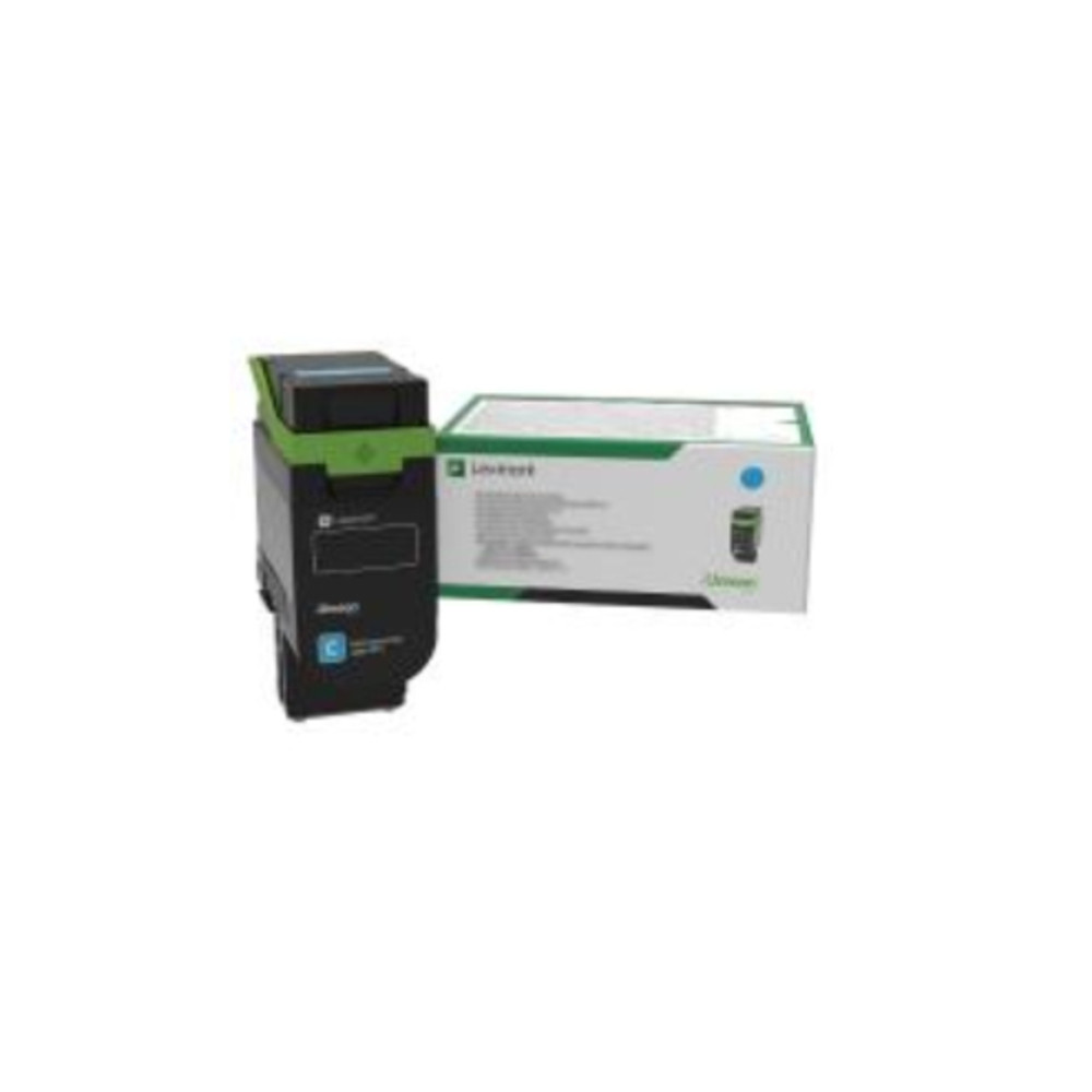 Lexmark a rendement eleve cyan original cartouche de toner LCCP LRP - vue 2
