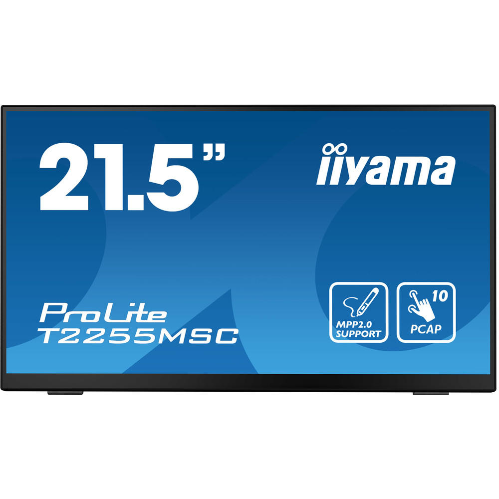 iiyama ProLite T2255MSC-B1, 54,6 cm (21.5'), 1920 x 1080 pixels, Full HD, LCD, 5 ms, Noir