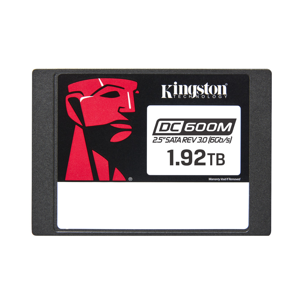 Kingston Technology SSD SATA Enterprise DC600M (usage mixte) 2.5' de 1 920 Go, 1,92 To, 2.5', 560 Mo/s, 6 Gbit/s SEDC600M/1920G