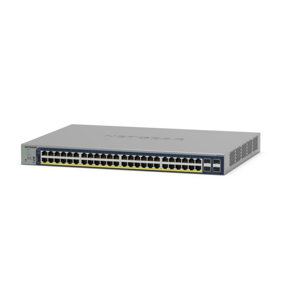 NETGEAR GS728TP, Géré, L2/L3/L4, Gigabit Ethernet (10/100/1000), Connexion Ethernet, supportant l'alimentation via ce port (PoE), Grille de montage GS