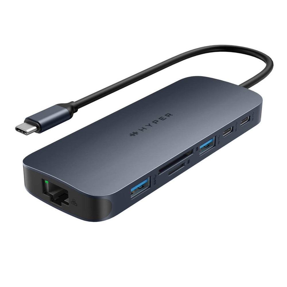 Targus HD4005GL, USB 3.2 Gen 2 (3.1 Gen 2) Type-C, 140 W, 10,100,1000 Mbit/s, IEEE 802.3, IEEE 802.3ab, IEEE 802.3u, Bleu, MicroSD (TransFlash), SD