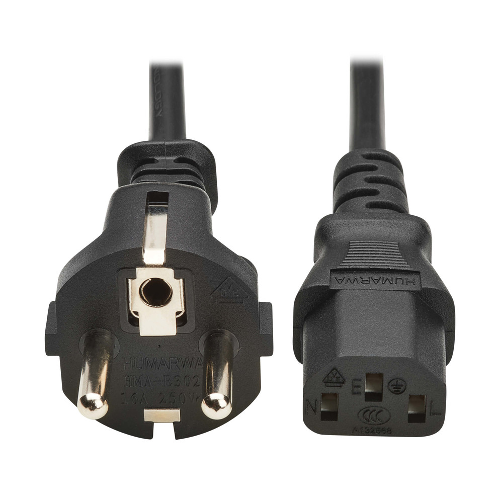 Eaton P054-03M-EU, 3 m, CEE7/7, IEC C13, H05VV-F, 250 V, 10 A