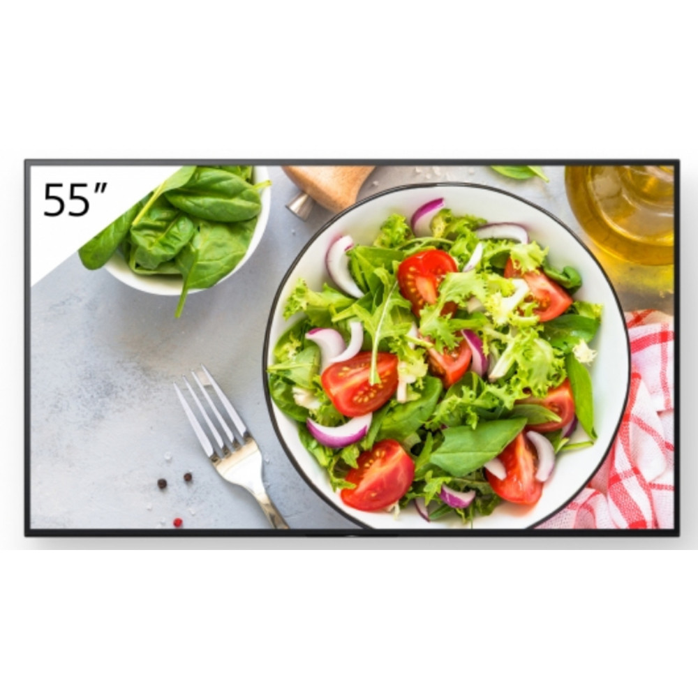 Sony FW-55BZ35L, Écran plat de signalisation numérique, 139,7 cm (55'), LCD, 3840 x 2160 pixels, Wifi, 24/7