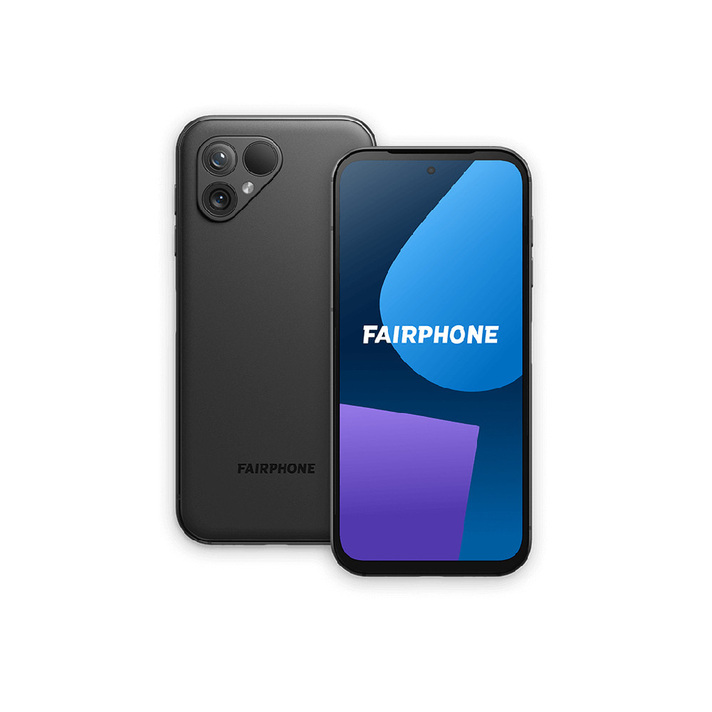 Fairphone 5, 16,4 cm (6.46'), 8 Go, 256 Go, 50 MP, Android 13, Noir F5FPHN-2ZW-EU1