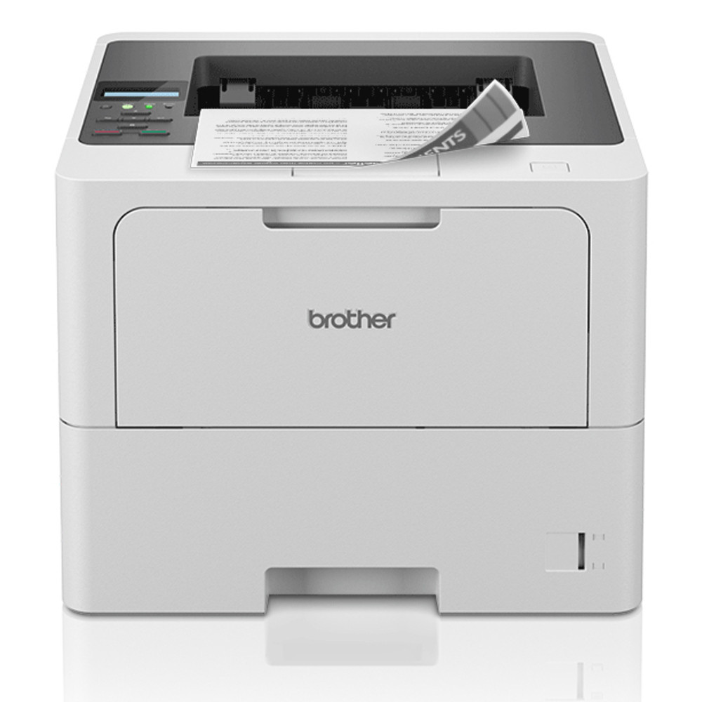Brother HL-L6210DW - Imprimante laser monochrome professionnelle A4 sans fil, Laser, 1200 x 1200 DPI, A4, 50 ppm, Impression recto-verso, Noir, Blanc