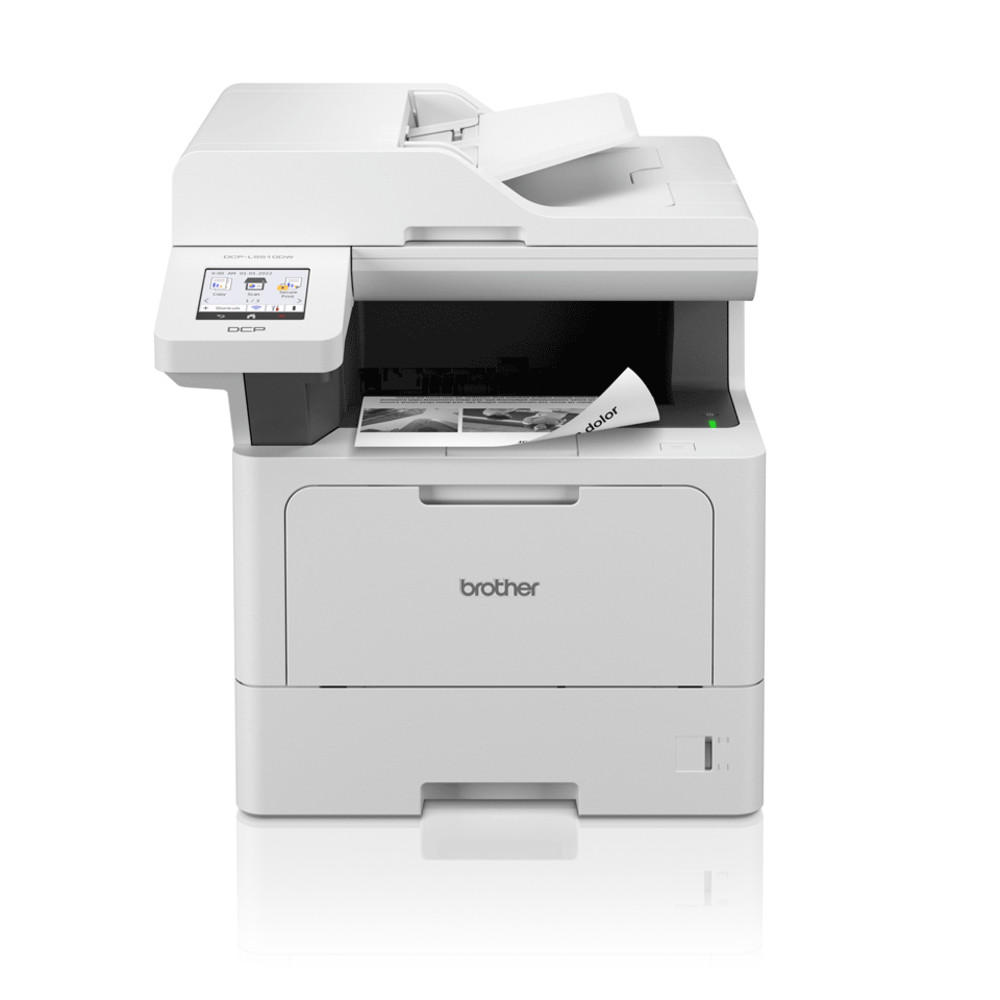 Brother DCP-L5510DW, Laser, Impression mono, 1200 x 1200 DPI, A4, Impression directe, Blanc