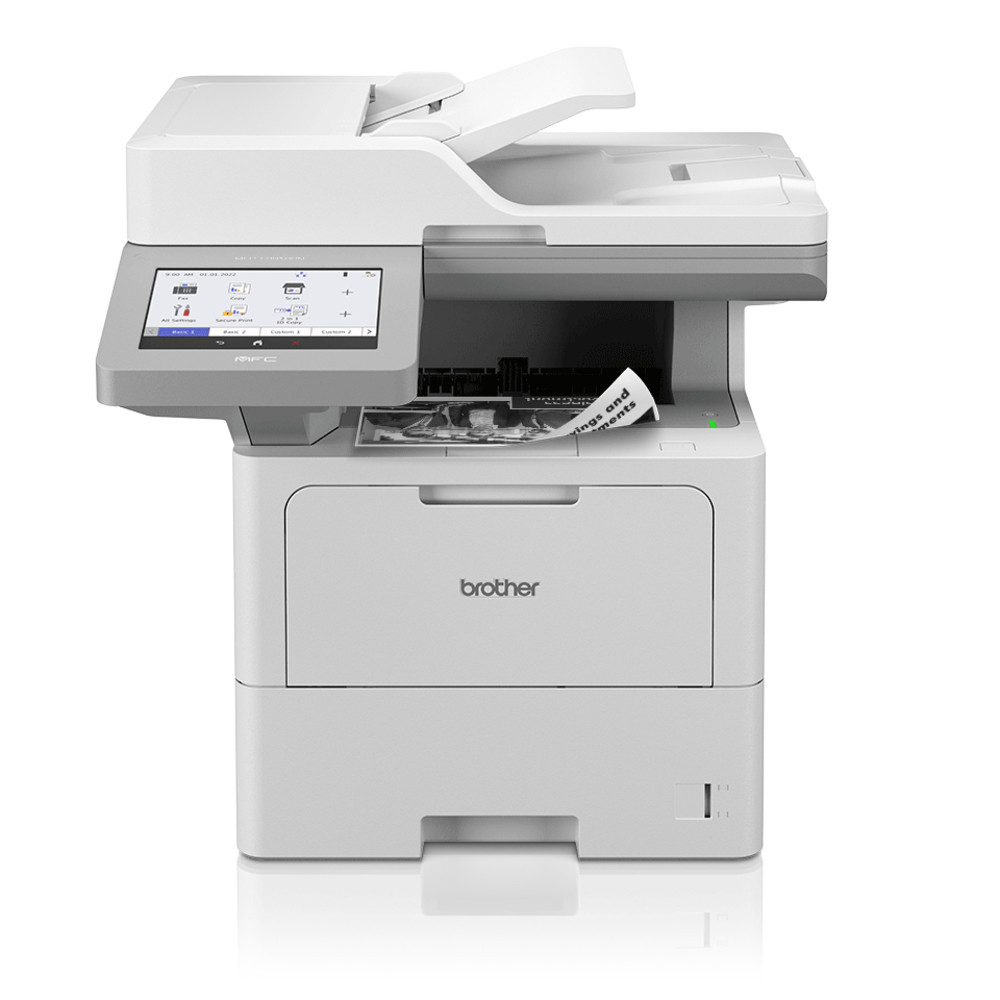 Brother MFC-L6910DN, Laser, Impression mono, 1200 x 1200 DPI, A4, Impression directe, Blanc MFCL6910DNRE1
