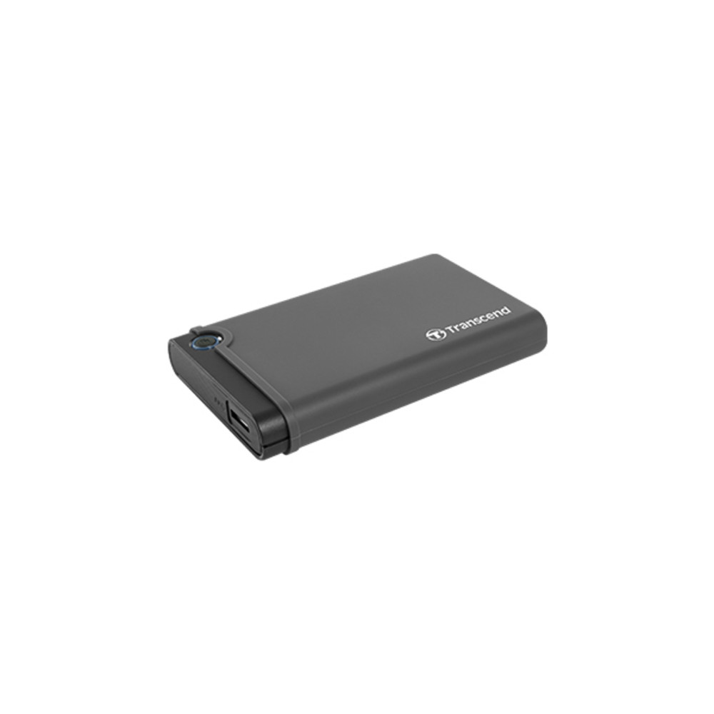 Transcend TS0GSJ25CK3, Boîtier disque dur/SSD, 2.5', Série ATA III, Connectivité USB, Gris