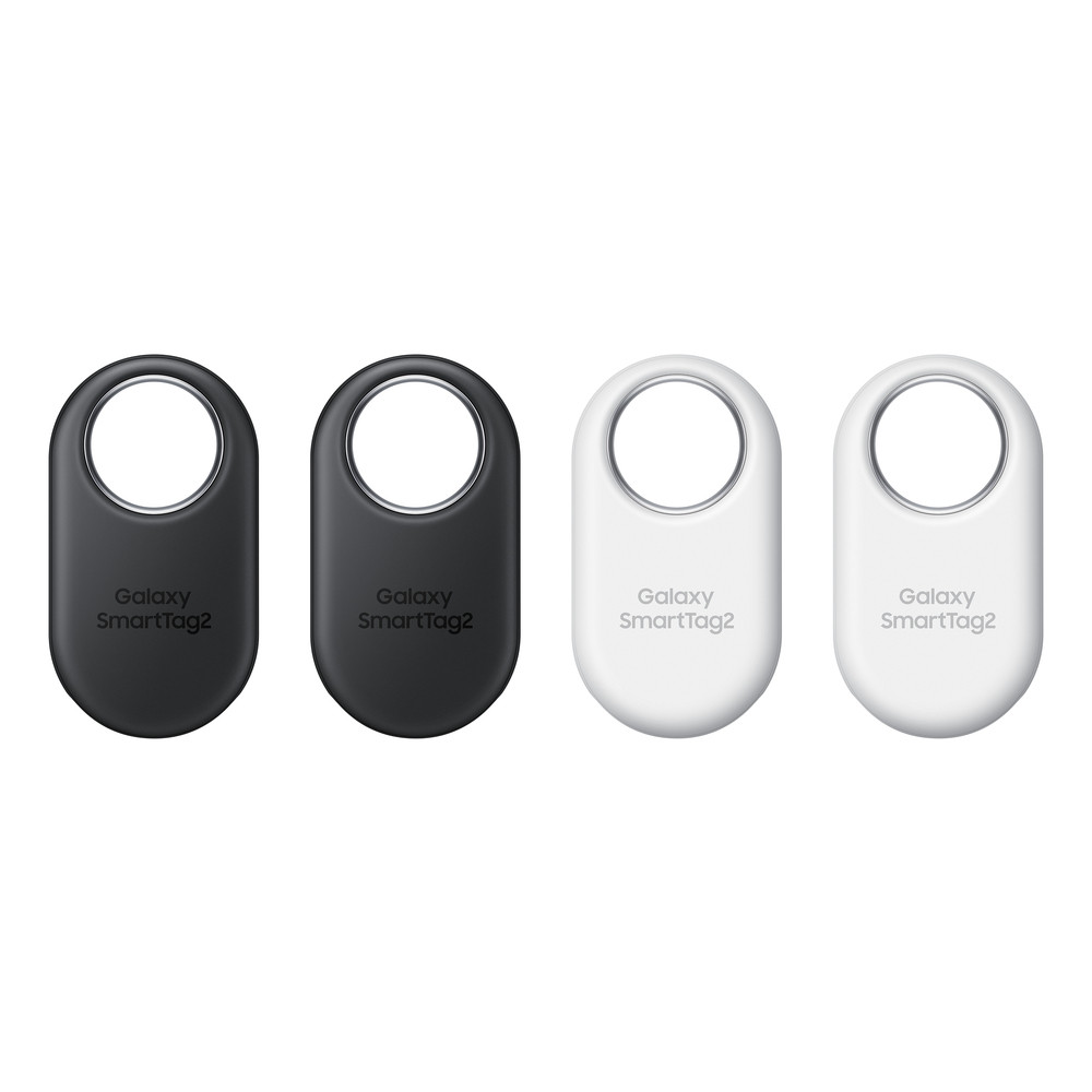 Samsung Galaxy SmartTag 2 EI-T5600 4 Per Pack 2x black+ white, Article, Recherche, Noir, Résistant à la poussière, 120 m, IP67 EI-T5600KWEGEU