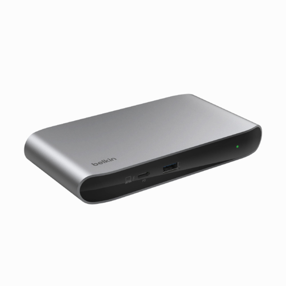 Belkin INC013VFSGY, Thunderbolt 4, USB 4 Type-A, Thunderbolt 4, USB 3.2 Gen 2 (3.1 Gen 2) Type-A, 40000 Mbit/s, 60 Hz, Noir, Gris, 150 W