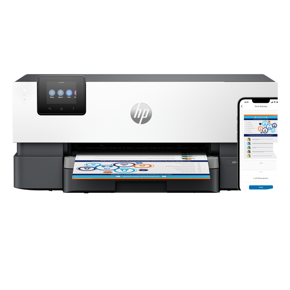 HP OfficeJet Pro 9110b Sans fil Couleur Imprimante, Impression recto-verso, A jet d'encre thermique, Impression couleur, 4800 x 1200 DPI, A4, Impressi