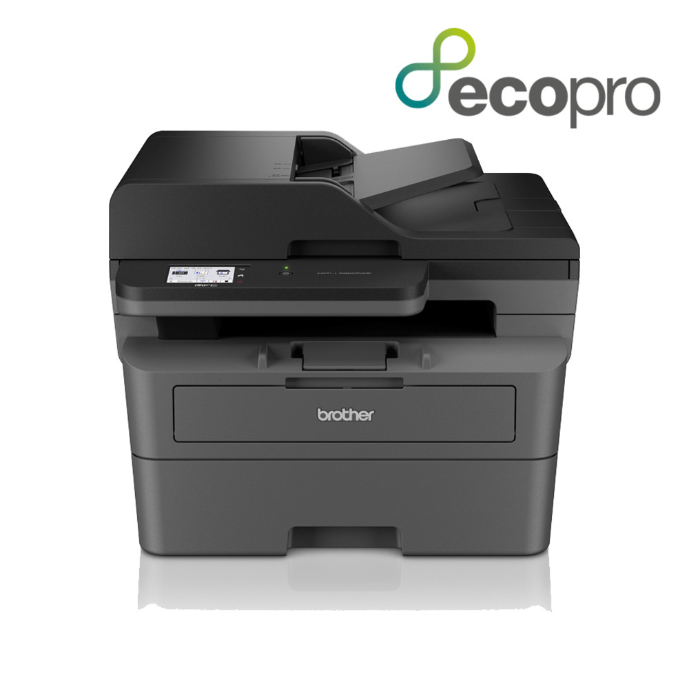 Brother MFC-L2860DWE - Imprimante multifonction laser 4-en-1 monochrome A4 compacte et réseau Ethernet - 6 mois d'abonnement EcoPro inclus., Laser, Im