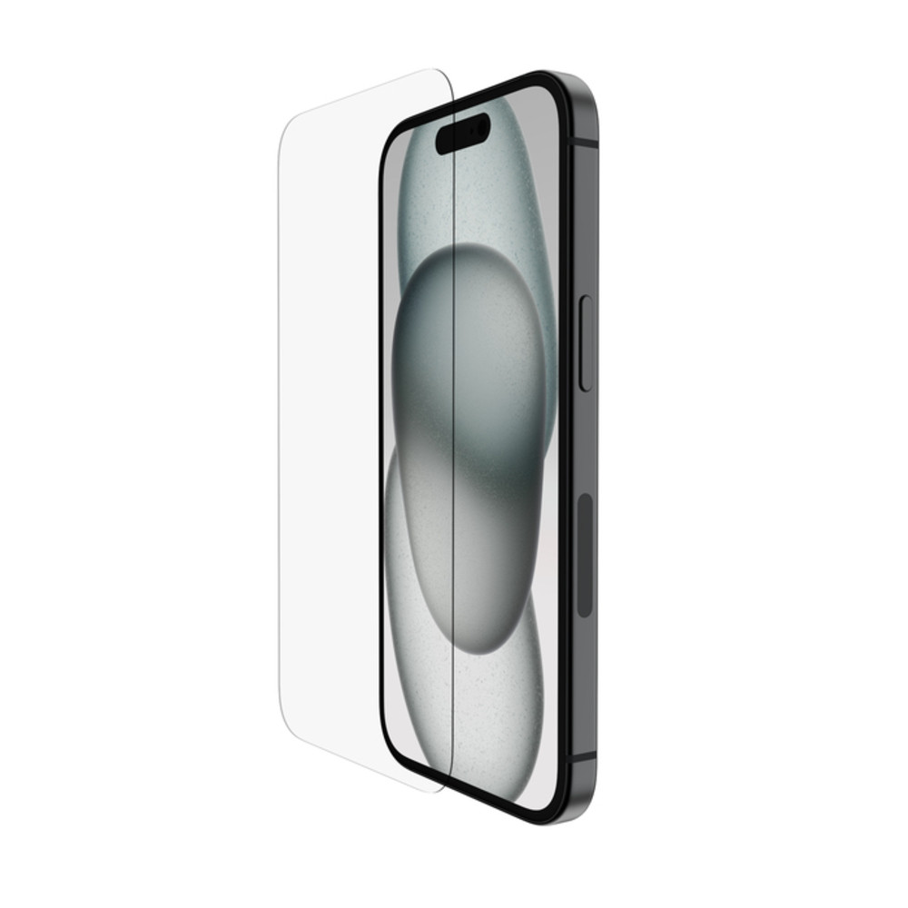 Belkin ScreenForce Pro TemperedGlass pour iPhone 15 Translucide - vue 8